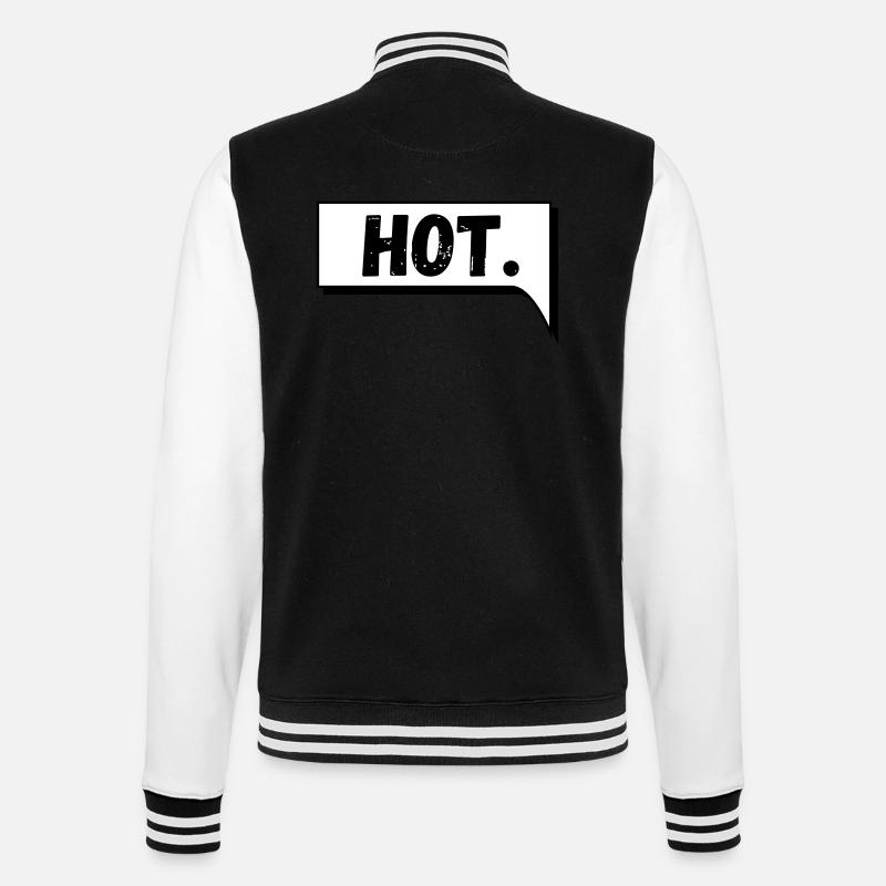 Bulle de dialogue Comic Hot - Veste Teddy - noir/blanc