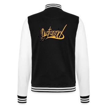 Dortmund - College-Sweatjacke - Schwarz/Weiß - Hinten - Marisol (170cm)