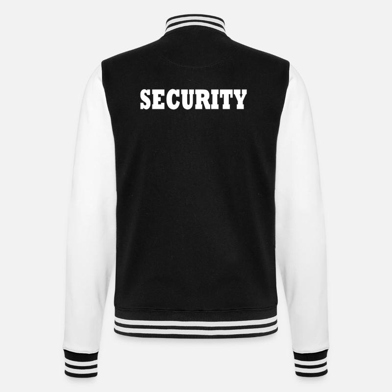 Security service - College Sweat Jacket - black/white