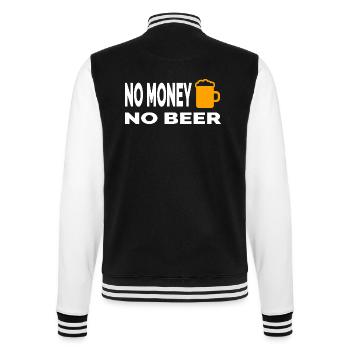 Bier - College-Sweatjacke - Schwarz/Weiß - Hinten - Marisol (170cm)