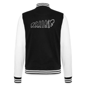 Fishing Hooks Fishing Fishing Fishing Fishing - College Sweat Jacket - black/white - Back - Marisol (170cm)