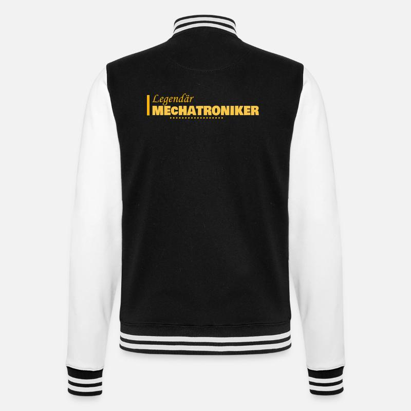 Occupation Mechatronics Technician - College Sweat Jacket - black/white