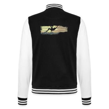 extreme climbing :: Extrem Klettern - College-Sweatjacke - Schwarz/Weiß - Hinten - Marisol (170cm)