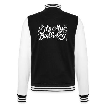C’est mon anniversaire Cadeau et tenue de fête d’anniversaire mignons - Veste Teddy - noir/blanc - Dos - Marisol (170cm)