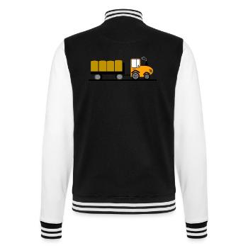 Tractor - College Sweat Jacket - black/white - Back - Marisol (170cm)