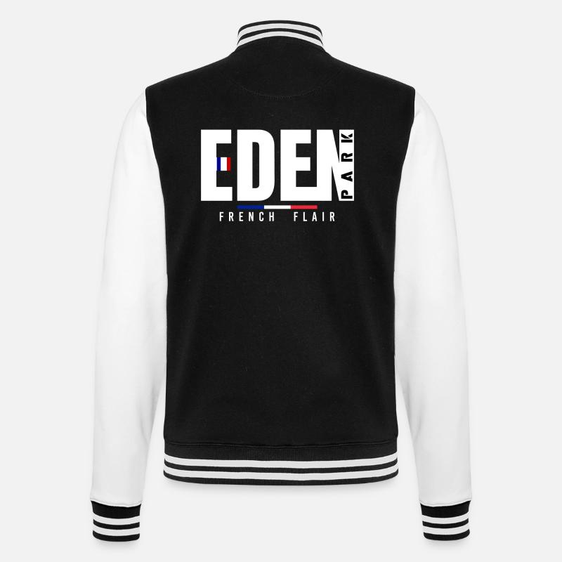 tee shirt eden park - Veste Teddy - noir/blanc