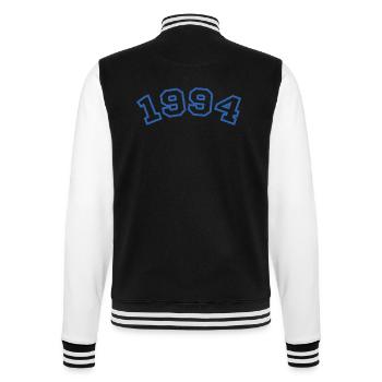 1994 Sport Blau - College-Sweatjacke - Schwarz/Weiß - Hinten - Marisol (170cm)