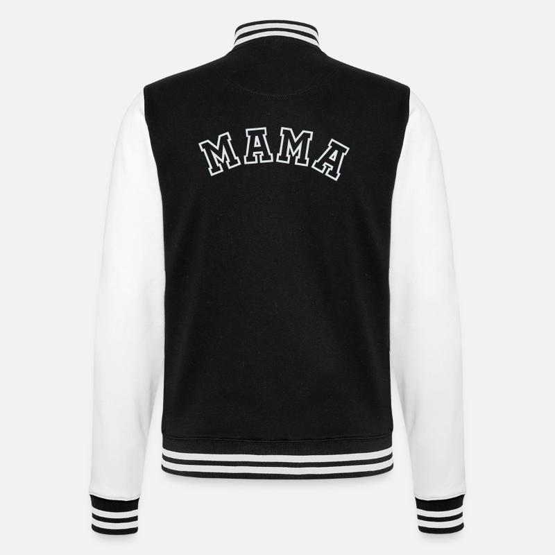 MAMA Light Gray - Veste Teddy - noir/blanc