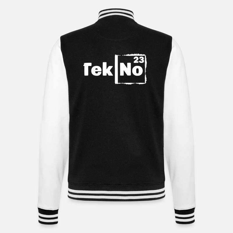 tekno 23 - College-Sweatjacke - Schwarz/Weiß