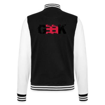 Geek Farbabdruck - Veste Teddy - noir/blanc - Dos - Marisol (170cm)