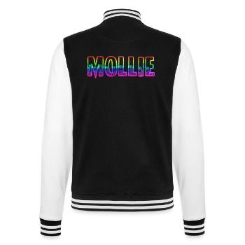 mollie rs arc-en-ciel - Veste Teddy - noir/blanc - Dos - Marisol (170cm)