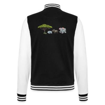 Safari Zoo Animal Safari Zoo - Veste Teddy - noir/blanc - Dos - Marisol (170cm)