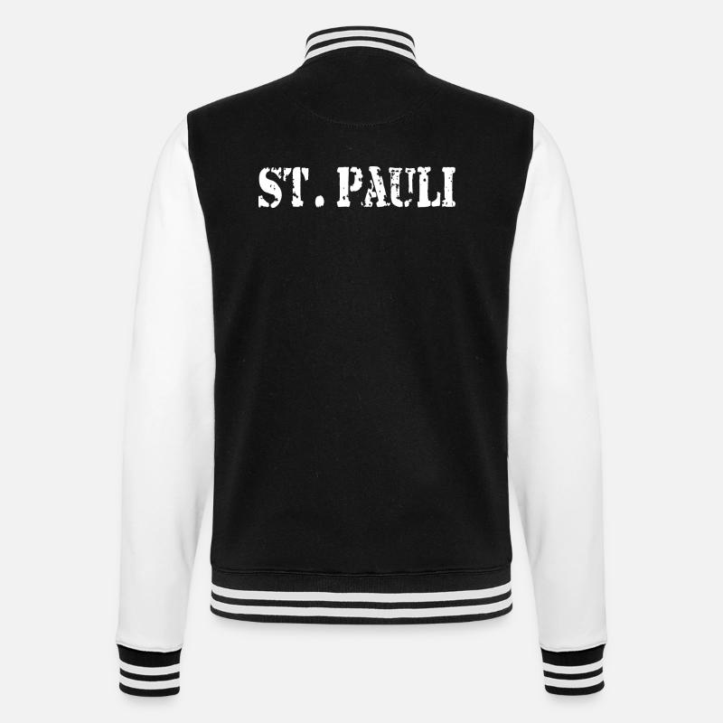 St. Pauli - Hambourg Sankt Pauli - Veste Teddy - noir/blanc