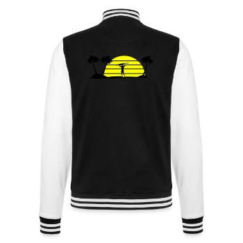 surfing - College-Sweatjacke - Schwarz/Weiß - Hinten - Marisol (170cm)