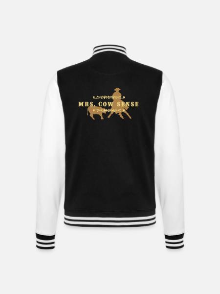 mrs_cowsense_neu - College-Sweatjacke - Schwarz/Weiß