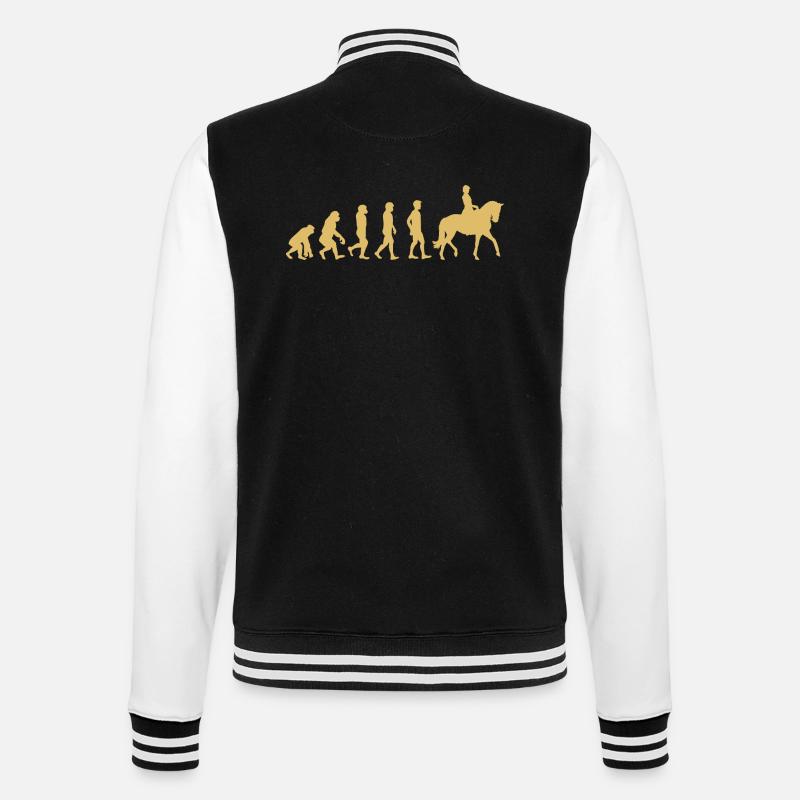 Évolution de l’équitation - Veste Teddy - noir/blanc