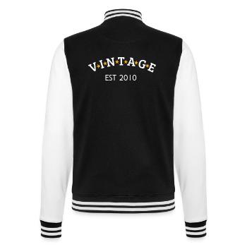 Jahrgang ist 2010 - College-Sweatjacke - Schwarz/Weiß - Hinten - Marisol (170cm)