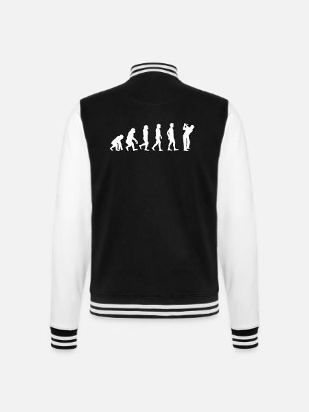 Evolution Golf - Veste Teddy - noir/blanc