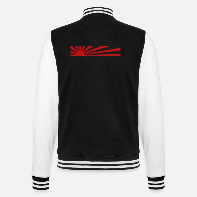 Conception de drapeau JDM - Veste Teddy - noir/blanc