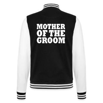 Mother of the groom - College Sweat Jacket - black/white - Back - Marisol (170cm)