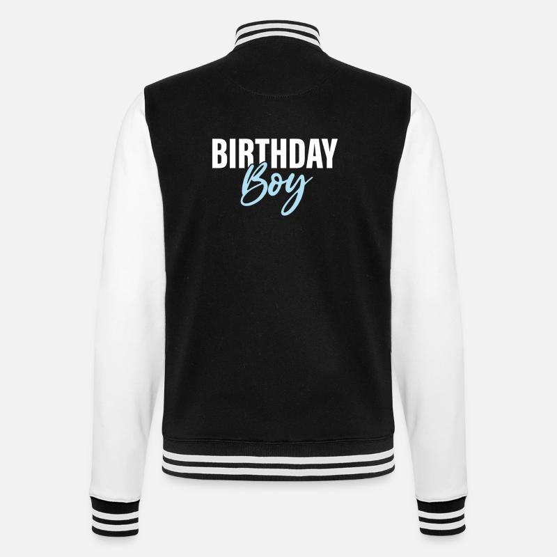 Anniversaire Garçon - Veste Teddy - noir/blanc