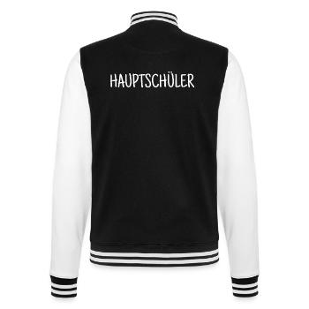 Hauptschüler Hauptschule - College-Sweatjacke - Schwarz/Weiß - Hinten - Marisol (170cm)