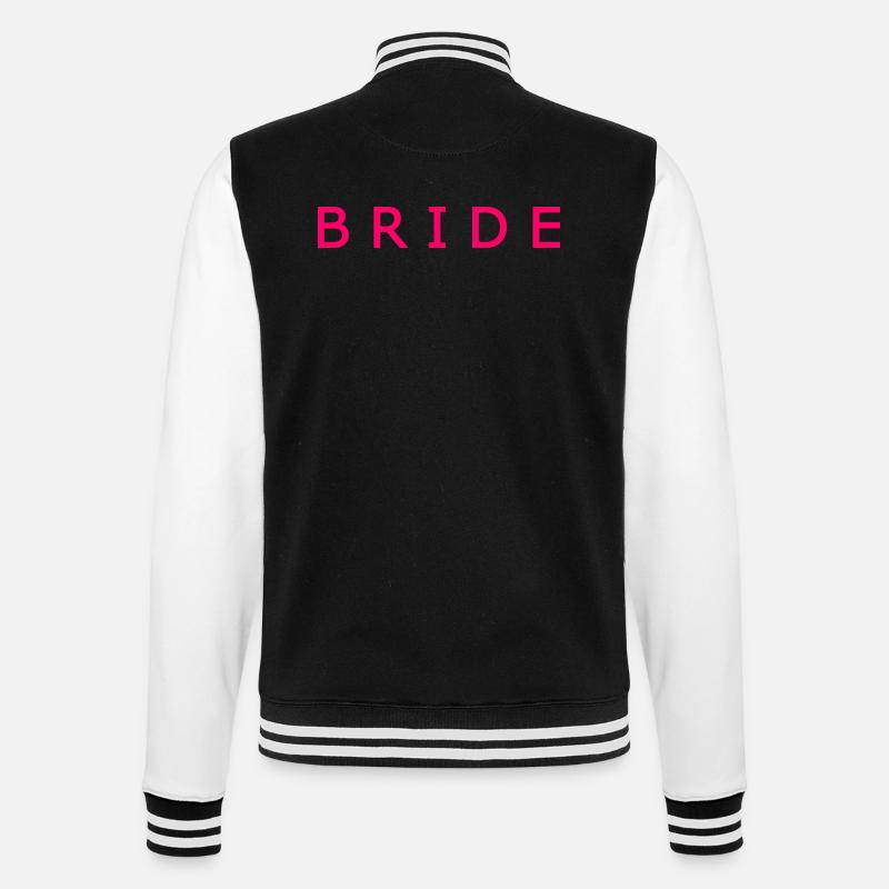 Bride - Veste Teddy - noir/blanc