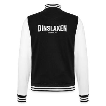 Dinslaken Original - College-Sweatjacke - Schwarz/Weiß - Hinten - Marisol (170cm)