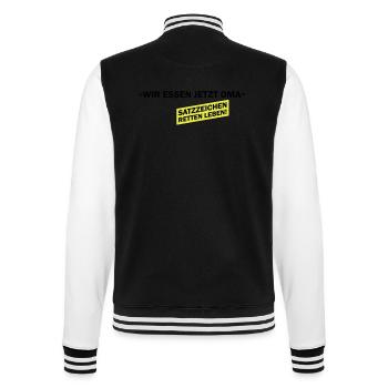 Wir essen Oma jetzt - Veste Teddy - noir/blanc - Dos - Marisol (170cm)