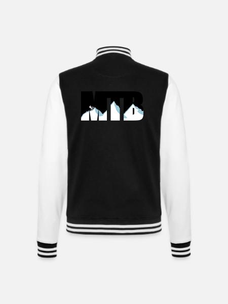 MTB - College Sweat Jacket - black/white