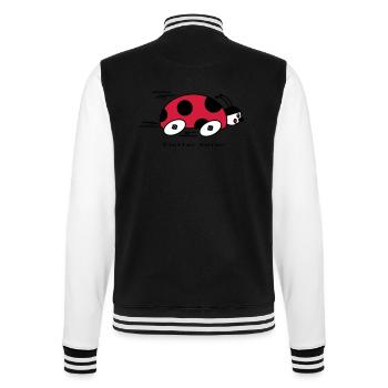 Flotter Käfer - College-Sweatjacke - Schwarz/Weiß - Hinten - Marisol (170cm)