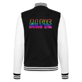 alfie rs arc-en-ciel - Veste Teddy - noir/blanc - Dos - Marisol (170cm)
