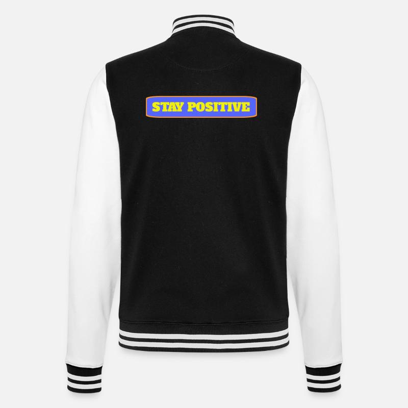 Restez positif - Veste Teddy - noir/blanc