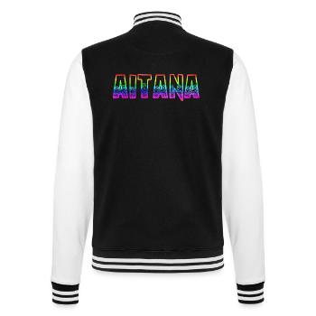 aitana rs regenbogen - College-Sweatjacke - Schwarz/Weiß - Hinten - Marisol (170cm)