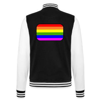 Lgbt - College-Sweatjacke - Schwarz/Weiß - Hinten - Marisol (170cm)