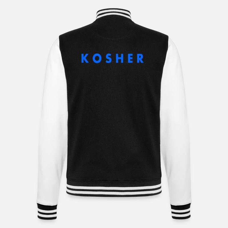 Kosher - College Sweat Jacket - black/white