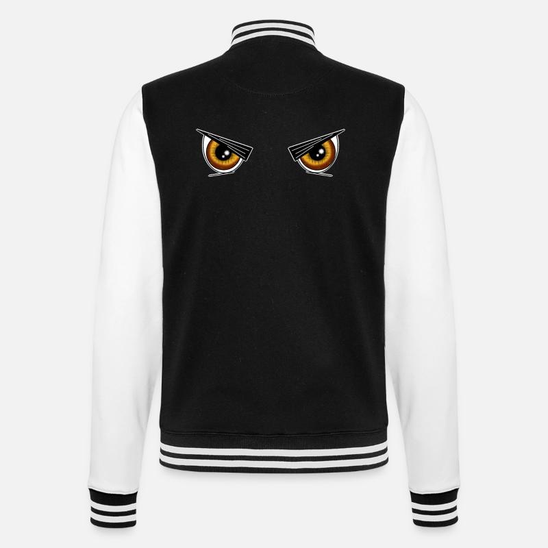 Yeux d’Halloween - Veste Teddy - noir/blanc