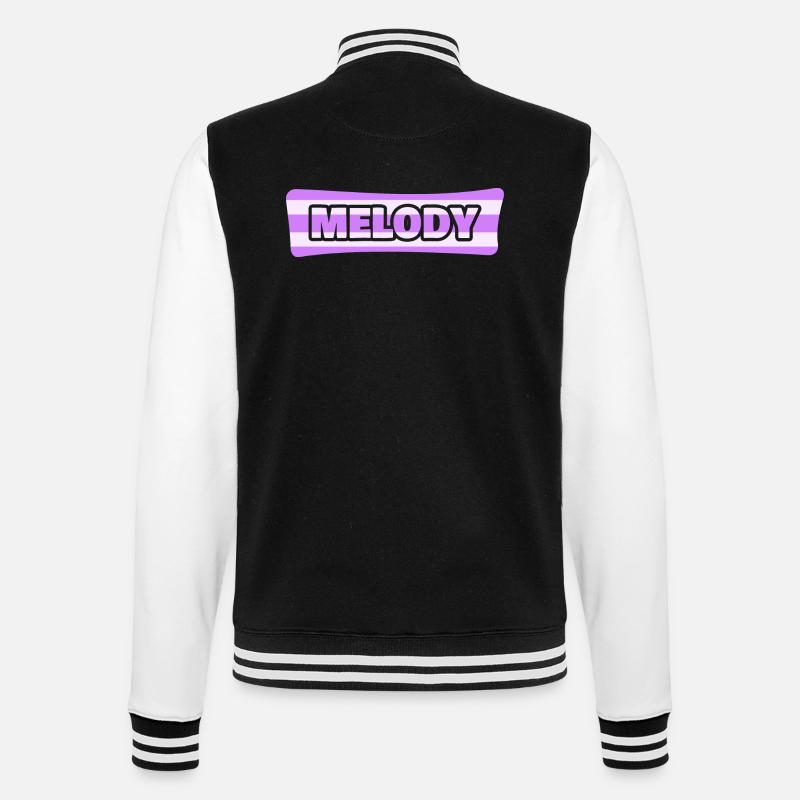 Cadeau pour Melody - Veste Teddy - noir/blanc