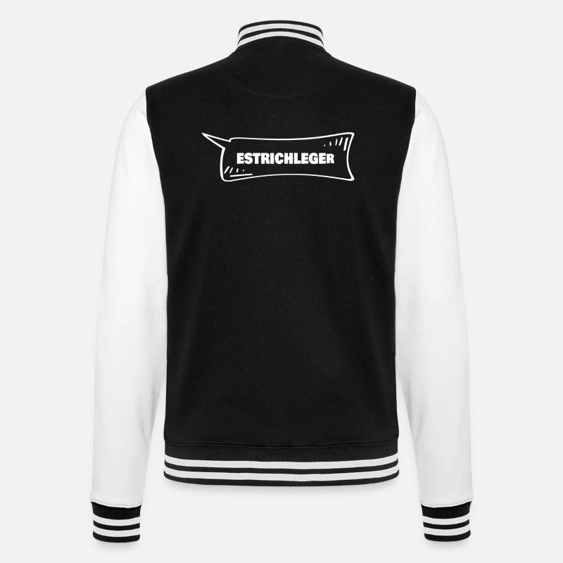 Couches de chape - Veste Teddy - noir/blanc