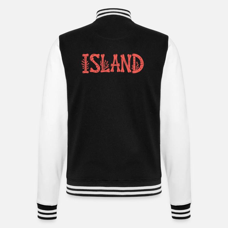 EST UNE TERRE - Veste Teddy - noir/blanc