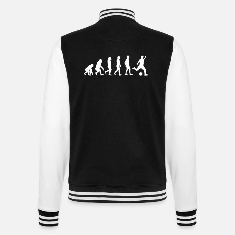 Evolution Fussball - Veste Teddy - noir/blanc