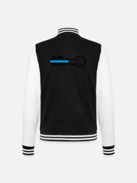 volleyball loading super player1 - Veste Teddy - noir/blanc