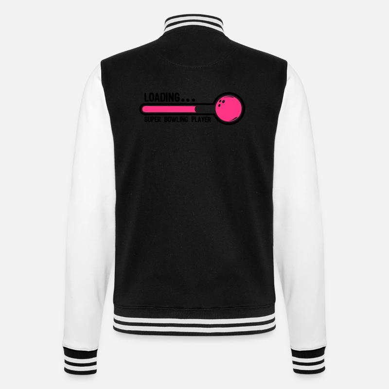 bowling boule loading super player1 - Veste Teddy - noir/blanc