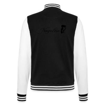 nagelfee schmetterling (md) - College-Sweatjacke - Schwarz/Weiß - Hinten - Marisol (170cm)