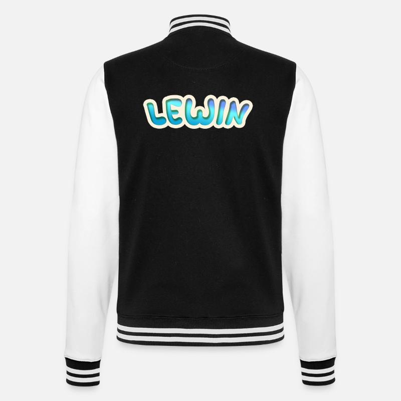 Lewin en tant que métier - Veste Teddy - noir/blanc