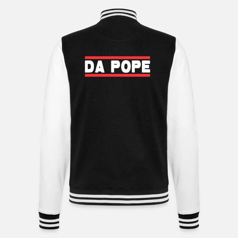 Da pope - College-Sweatjacke - Schwarz/Weiß