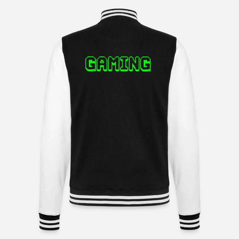 Conception du jeu Neon Pixel - Veste Teddy - noir/blanc