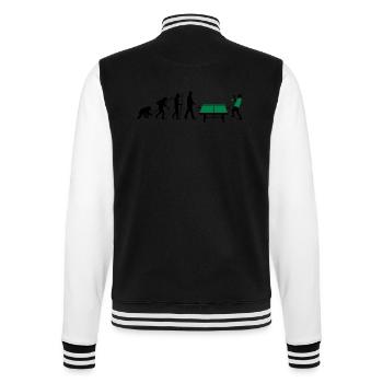 evolution_table_tennis_072012_a_2c - College-Sweatjacke - Schwarz/Weiß - Hinten - Marisol (170cm)
