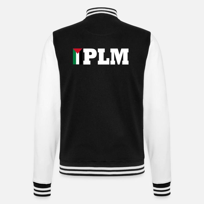 Plm - Veste Teddy - noir/blanc