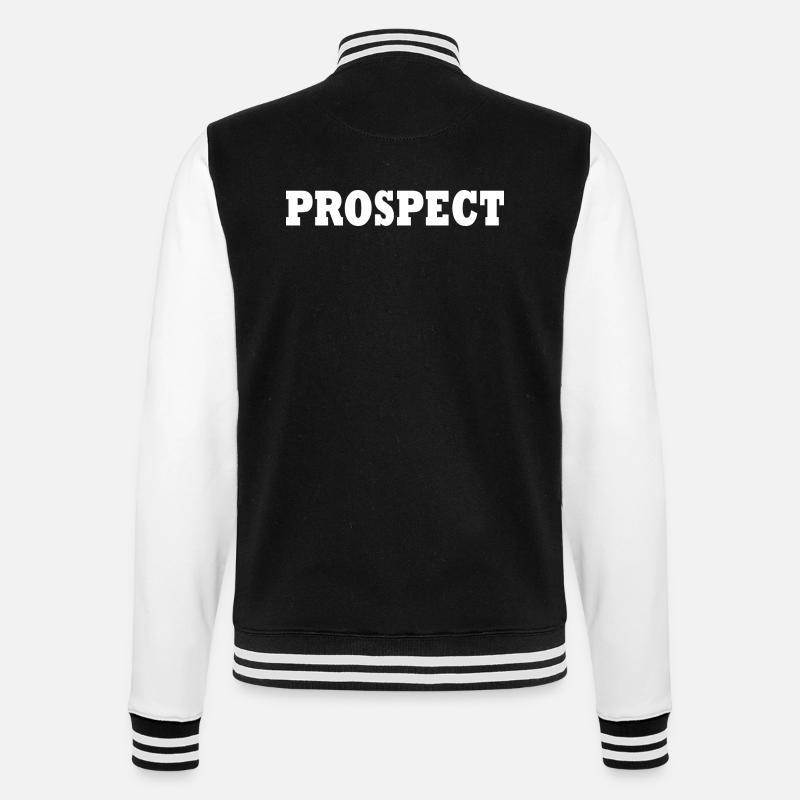 Prospect - Veste Teddy - noir/blanc